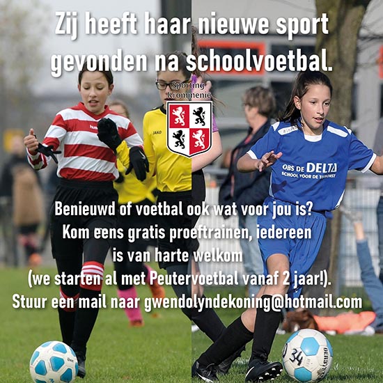 Schoolvoetbal is begonnen