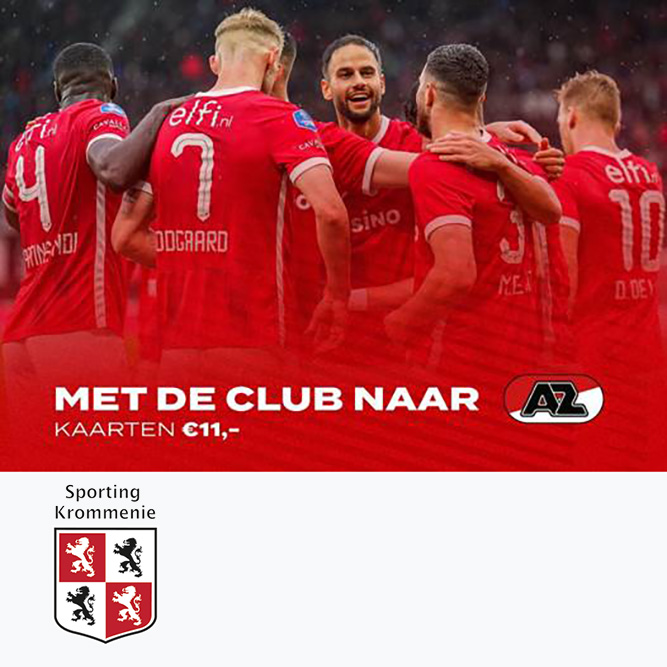 Met de club naar AZ