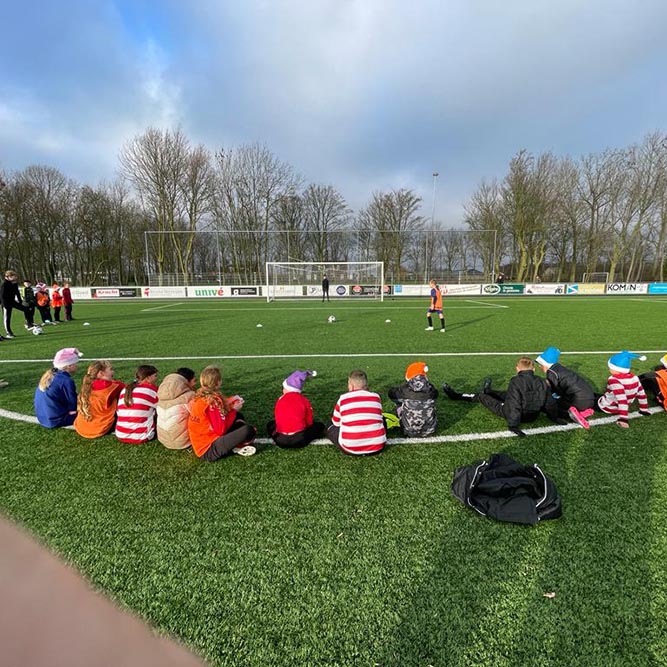 Geslaagde kerstmix cup voor spelers O10, O11 en O12