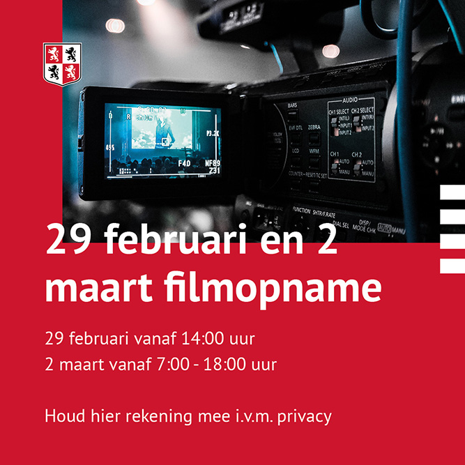 Filmopnames bij Sporting Krommenie