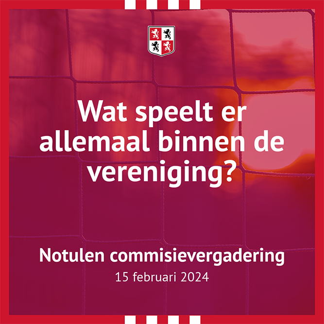 Wat speelt er allemaal binnen de club