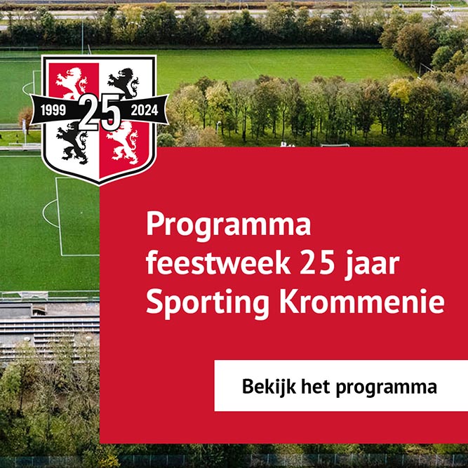 Programma feestweek 25 jaar sporting