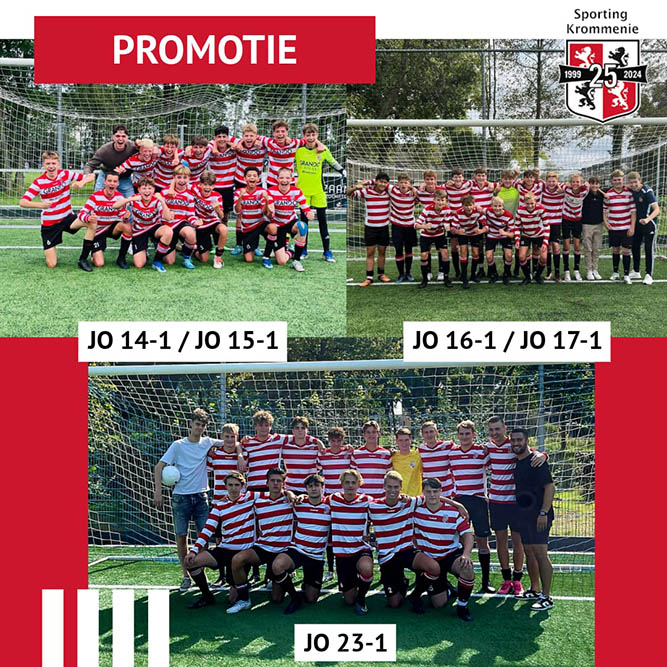 Sporting Krommenie jeugd in de lift!