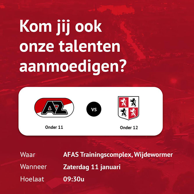 Oefenwedstrijd Sporting U12 vs AZ U11