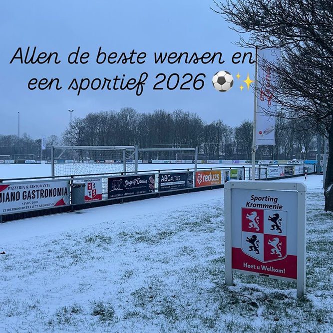 Wij wensen iedereen een sportief 2026!