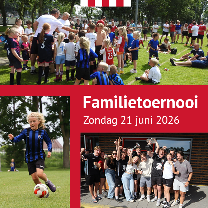 Schrijf je nu in voor het familietoernooi op 21 juni!