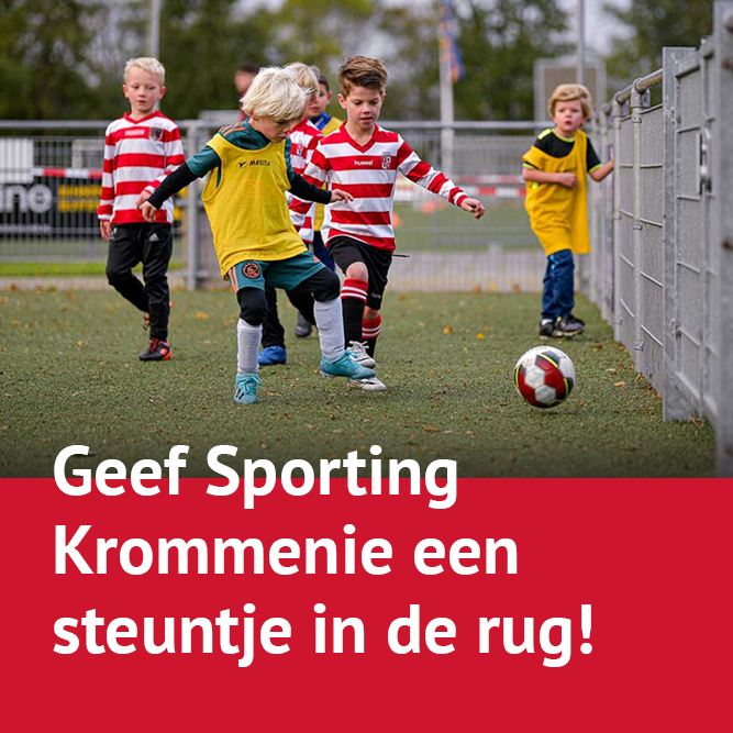 Sporting Krommenie en de RABO Clubsupport Stemcampagne 2026 (7 t/m 29 September)